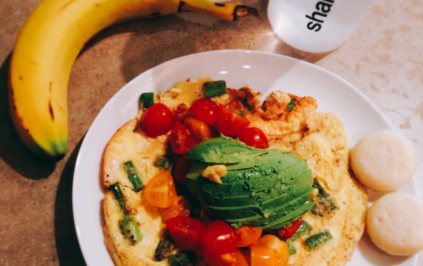 Open-Faced Egg Omelette with Asparagus
